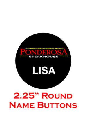 Bonanza Round Logo Badge 2.25" - Black  (25 ct)