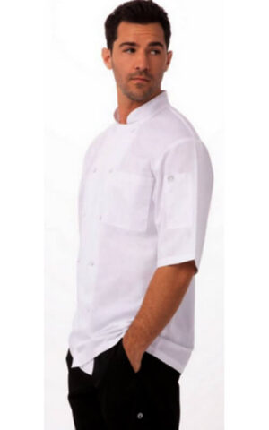 ChefWorks S/S  Cool Vent Chef Jacket with R/Chest Sixty Vines Logo