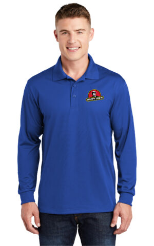 Design #19578 MEN'S L/S MICRO PIQUE POLO