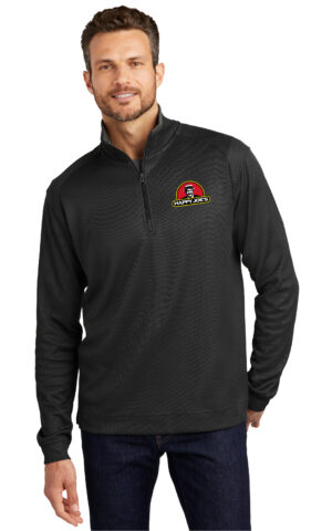 Design# 18977 Texture 1/4 ZIP Pullover