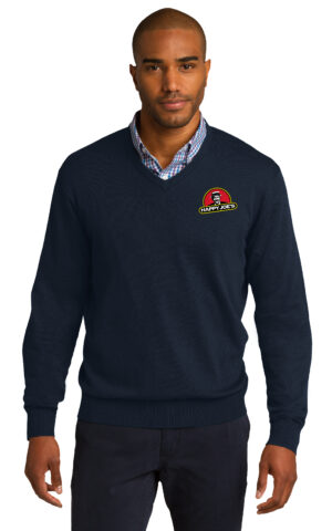 Design # 20482 HJ-PORT AUTHORITY V-NECK SWEATER