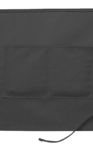 Design #21010 Daystar Charcoal Grey Half Bistro Apron