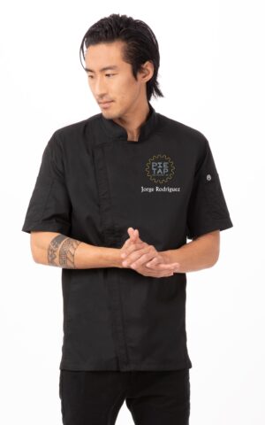 Design # 20078 ChefWorks Springfield S/S Cool Vent Zipper Closure Chef Coat