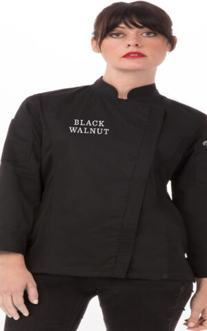 Design #20677 Black Walnut Logoed Lady Hartford L/S Cool Vent Jacket