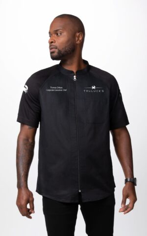 #20546 Truluck's Men's Arcadia Executive Short Sleeve Chef Coat