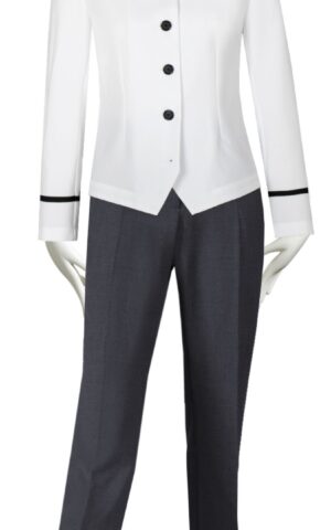 #20519 The Source by Leonard Sloan Women's Fitted Server Jacket