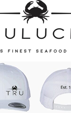 #20523 Truluck's Outdoor Premium Trucker Cap: White