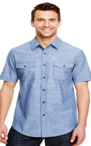 Taco Lingo Design #19246 S/S Male Chambray Waiter Shirt