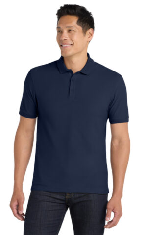 Design # 18948 Hudson House Valet Parking Left Chest Logoed Pique Polo